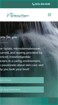 Mobile Screenshot of calmingwatersskincare.com